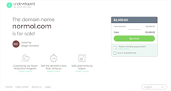 Desktop Screenshot of normol.com
